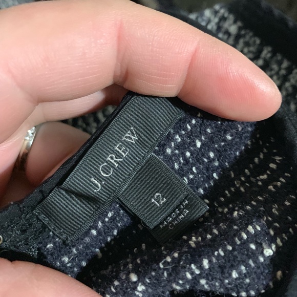 J. Crew Women Textured tweed fit Flare Dress - Picture 5 of 8